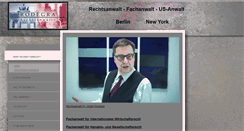 Desktop Screenshot of anwaltskanzlei-rodegra.com